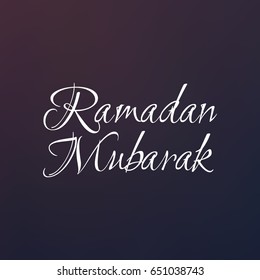 Ramadan kareem vector greetings design