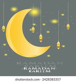 Ramadan Kareem vector icon logo