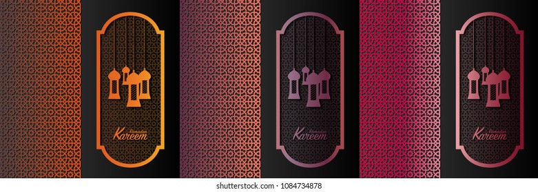 Ramadan Kareem. Vector Illustration.