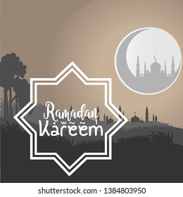 ramadan kareem - vector illustration