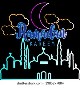 RAMADAN KAREEM - VECTOR ILLUSTRATION