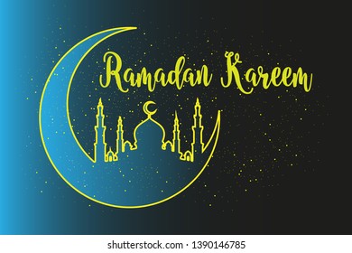 Ramadan Kareem -  vector illustration
