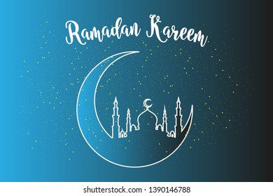 Ramadan Kareem -  vector illustration