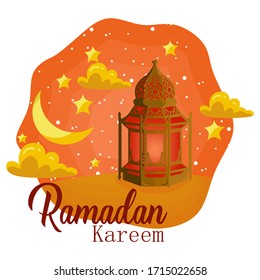 Ramadan Kareem Vector Illustration. Ramadan background vector design. Ramadan vector illustration. Background vector template for banner, greeting card, invitation, poster design.