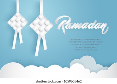 Ramadan Kareem vector Illustration can be use as greeting card