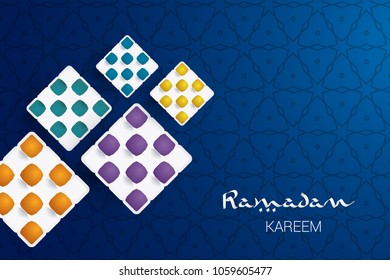 Ramadan Kareem vector Illustration can be use as greeting card