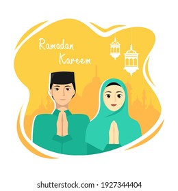 Ramadan Kareem vector illustration. Ramadan concept. eps 10