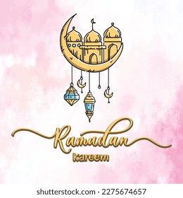 ramadan kareem vector illustration design