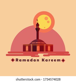 Ramadan Kareem Vector illustration. Flat Design Vector art