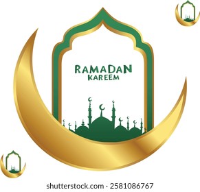 ramadan kareem vector illustration. Good for banner, poster, greeting card, party card, invitation, template, advertising, campaign, and social media.