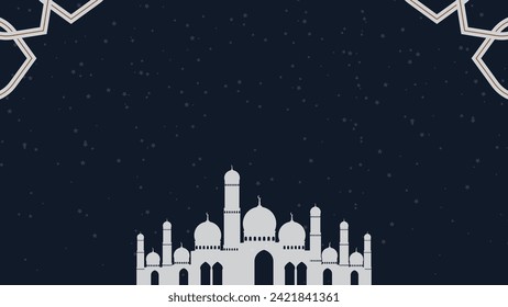 Ramadan kareem vector illustration, ramadan holiday celebration background