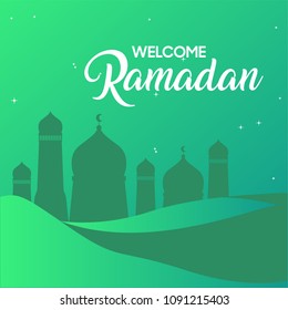 Ramadan kareem vector illustration. Simple element illustration. Ramadan kareem vector illustration concept symbol design from Ramadan kareem collection. Can be used for web and mobile.