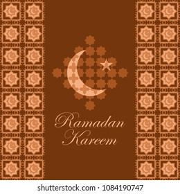 Ramadan Kareem Vector Illustration.  Suitable for greeting card, poster and banner.