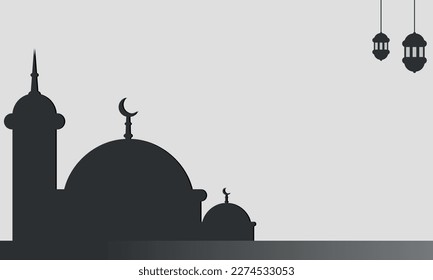 Ramadan kareem vector illustration, suitable for greeting cards, banners, posters, backgrounds with ramadan, eid mubarak and related Islamic themes.