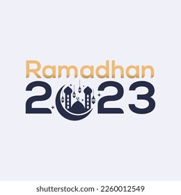 ramadan kareem vector set logo to welcome ramadan holy month of muslims template