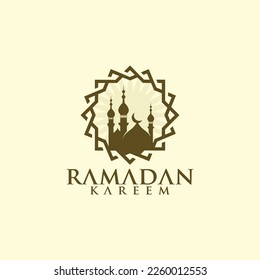 ramadan kareem vector set logo para dar la bienvenida a ramadán sagrado mes de los musulmanes plantilla