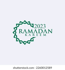ramadan kareem vector set logo to welcome ramadan holy month of muslims template