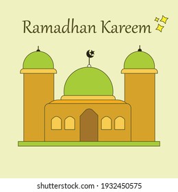 El vector Ramadan kareem es adecuado para contenido islámico. especial para usted.