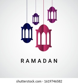 Ramadan Kareem Vector Template Design Illustration