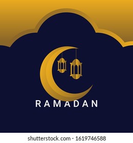 Ramadan Kareem Vector Template Design Illustration