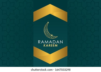 Ramadan Kareem Vector Template Design Illustration