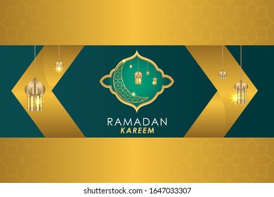 Ramadan Kareem Vector Template Design Illustration