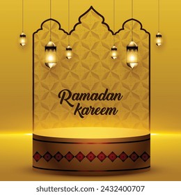 Ramadan kareem Vektor-Schablonen-Design 