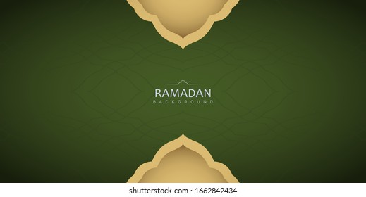 Ramadan kareem vector template. Illustration full color. Design for banner, greeting cards or print.