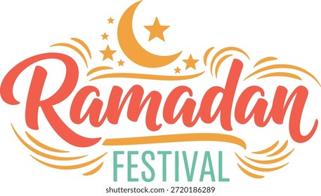 Ramadã Kareem vetor Tipografia Design
