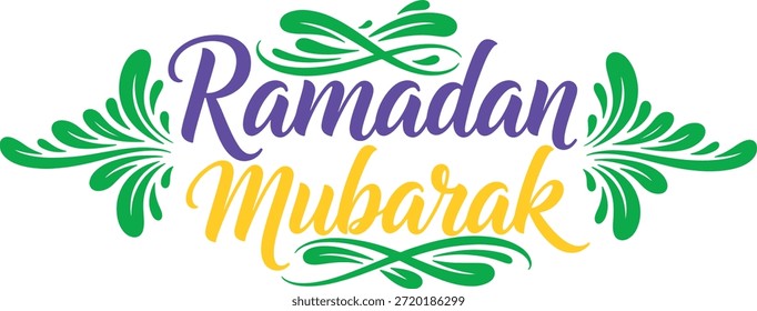 Ramadã Kareem vetor Tipografia Design