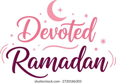 Ramadan Kareem Vector Tipografía Diseño