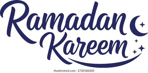 Ramadan Kareem Vector Tipografía Diseño