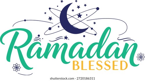Ramadã Kareem vetor Tipografia Design