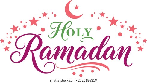 Ramadan Kareem Vector Tipografía Diseño