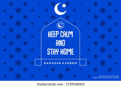 Ramadan Kareem Wallpaper Background Pattern Campaign Against Corona Virus 2