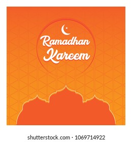 Ramadan Kareem Wallpaper design template