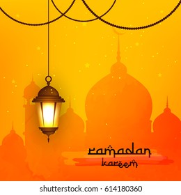 Ramadan Kareem Wallpaper design template.