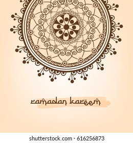 Ramadan Kareem Wallpaper design template.