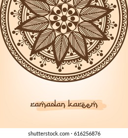 Ramadan Kareem Wallpaper design template.