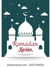 Ramadan Kareem I wish with you background design .