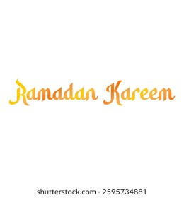 ramadan kareem writing concept isolated on white background. writing concept .