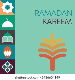 Ramadan Kareem,Islamic greeting card template with ramadan for wallpaper design,poster, media banner.