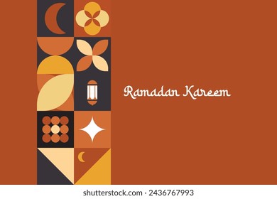 Ramadan Kareem,Islamic greeting card template with ramadan for wallpaper design,poster, media banner.