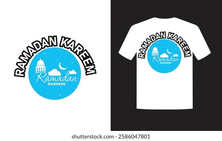 Ramadan kareen typography ramadan t shirt design