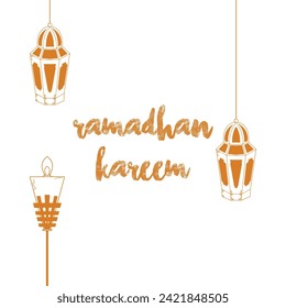 RAMADAN KAREM SIMPLE DESIGN ELEMENT