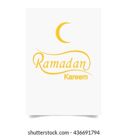 Ramadan Karem, vector illustration