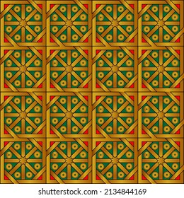 ramadan karim ornaments seamless pattern, vector on a white background, for design wrapping paper, textile, background fill