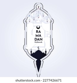 ramadan lantern background to commemorate Islamic holidays, Islamic activities and, Islamic events