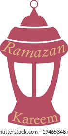 Ramadan lantern background. Vector illustration for card, poster and banner.