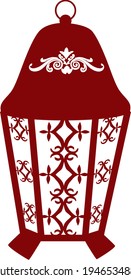 Ramadan lantern background. Vector illustration for card, poster and banner.